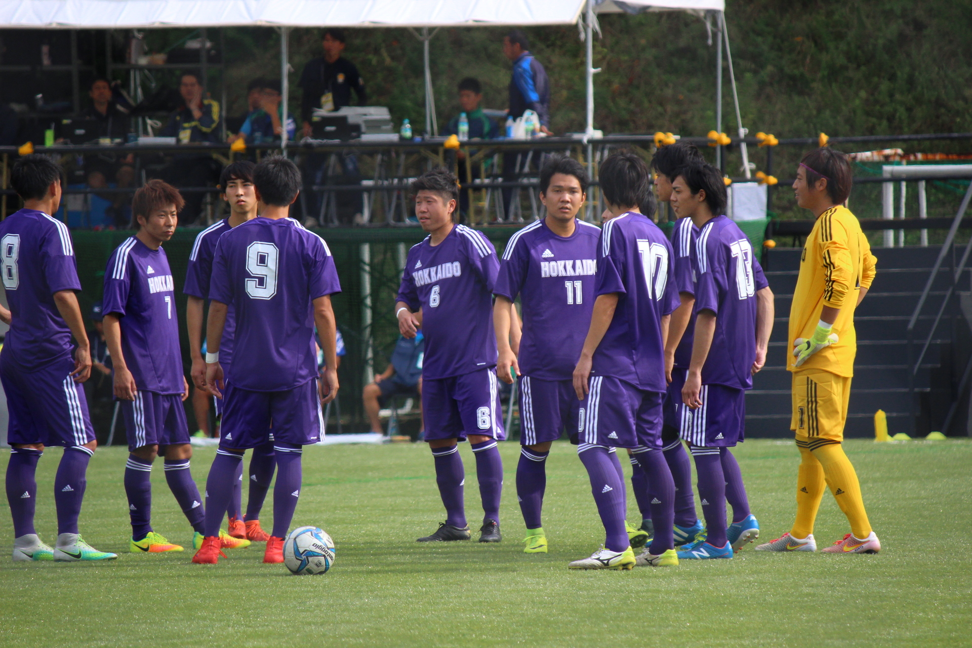 17 10 1 1 愛媛国体 サッカー 成年男子 北海道対青森県 通勤準急スタジアム行き３