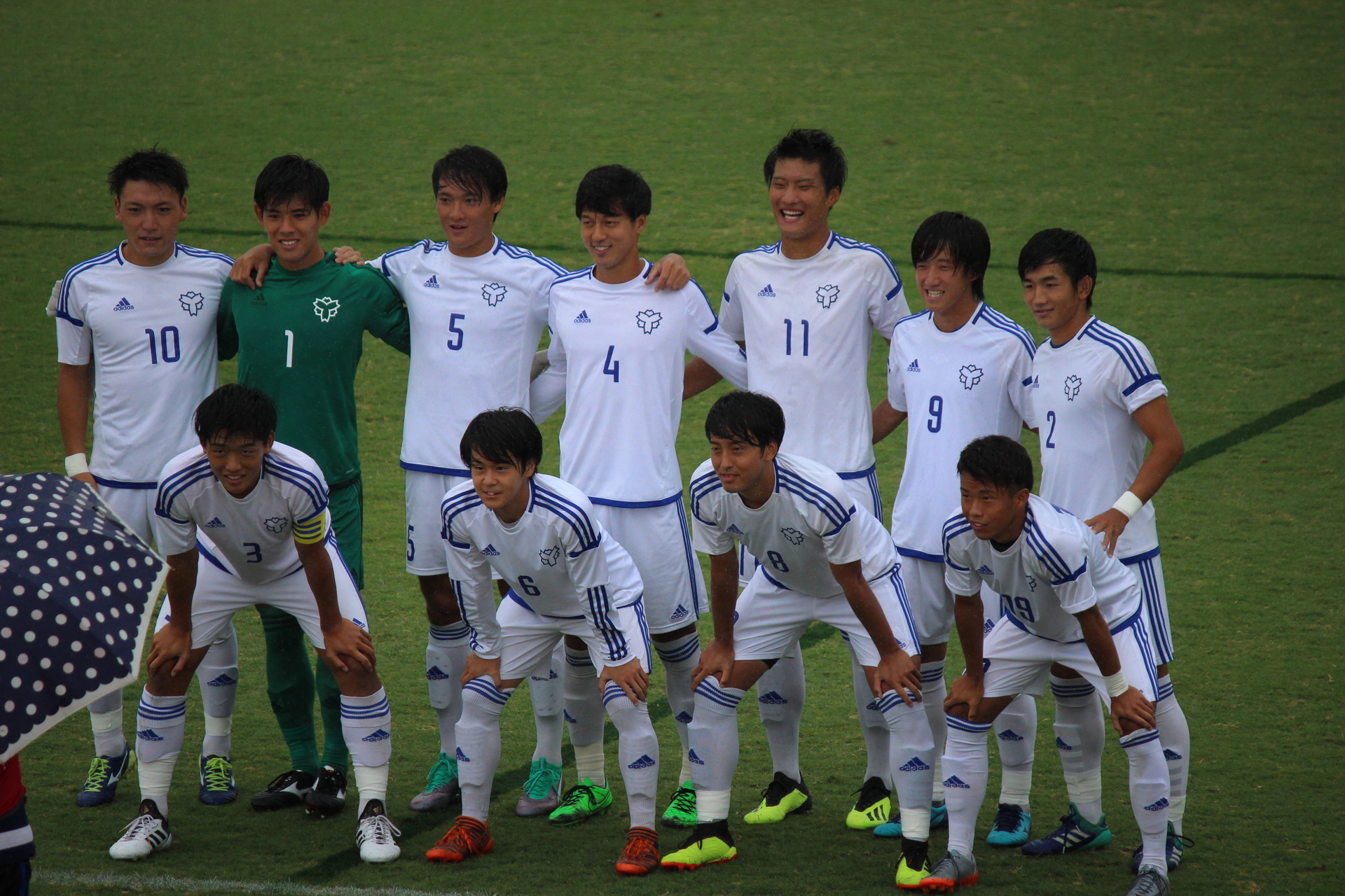 18 9 15 1 関東大学サッカー 日体大対青学大 通勤準急スタジアム行き３