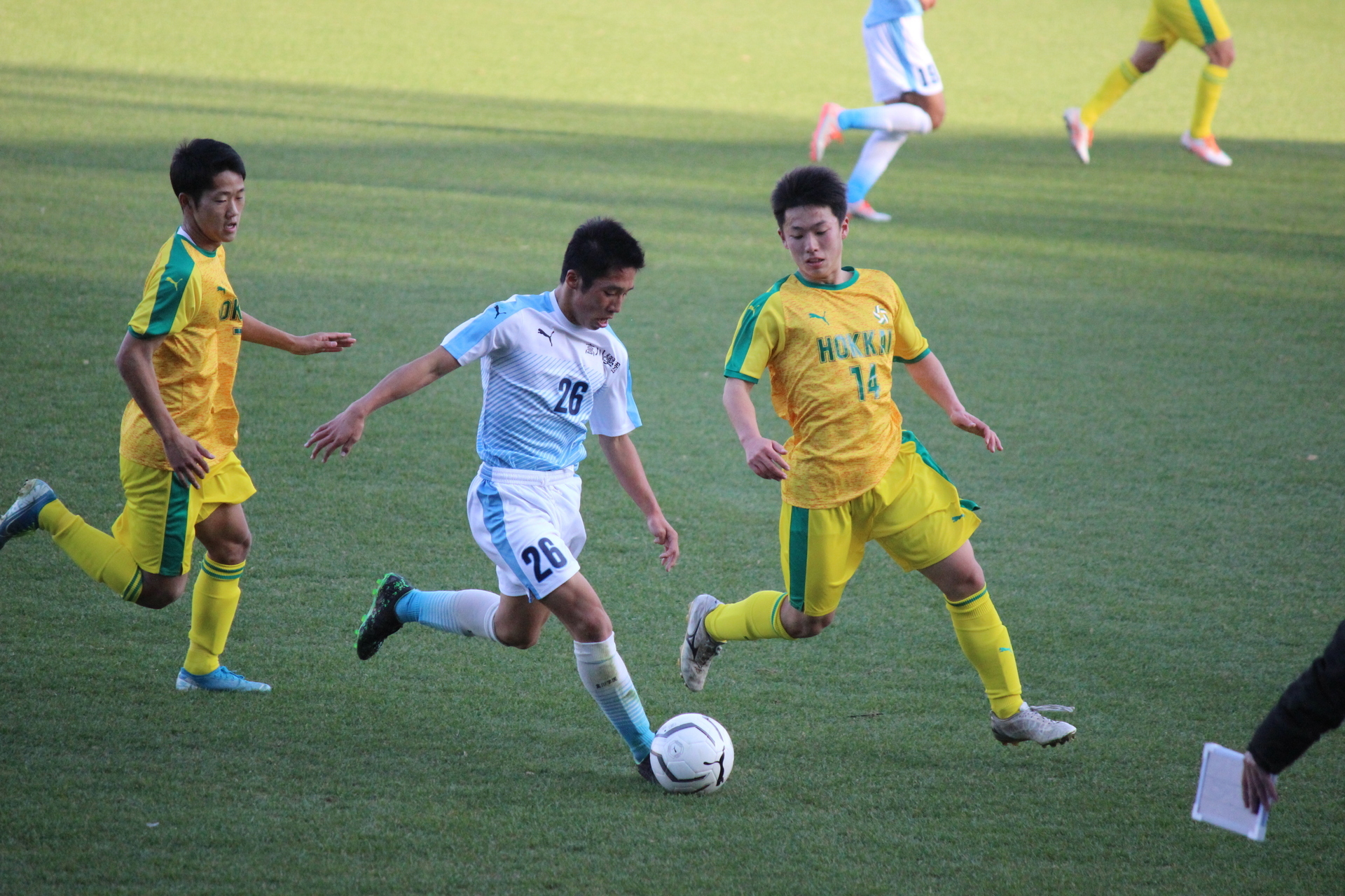 北海道の高校サッカー 通勤準急スタジアム行き３